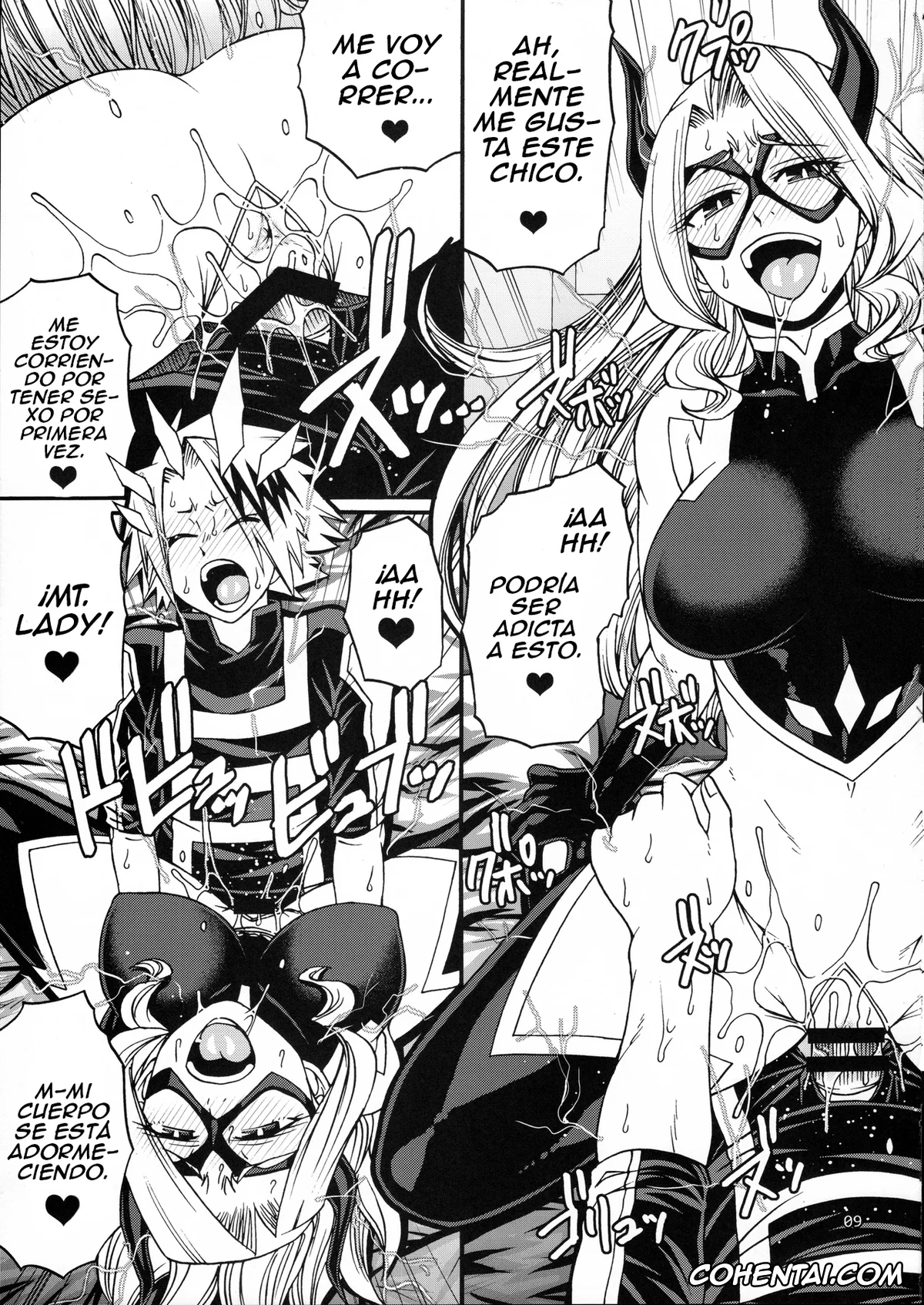 My Hero Academia | Boku No Hero Academia porno, Denki Kaminari porno, Izuku Midoriya porno, Momo Yaoyorozu porno, Mount Lady porno, Nemuri Kayama porno, Tenya Iida porno, Tooru Hagakure porno, M+M (Boku no Hero Academia), pagina 8