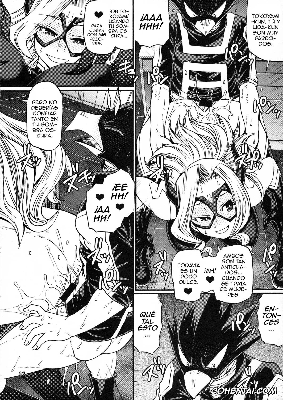 My Hero Academia | Boku No Hero Academia hentai, Denki Kaminari hentai, Izuku Midoriya hentai, Momo Yaoyorozu hentai, Mount Lady hentai, Nemuri Kayama hentai, Tenya Iida hentai, Tooru Hagakure hentai, M+M (Boku no Hero Academia), pagina 15