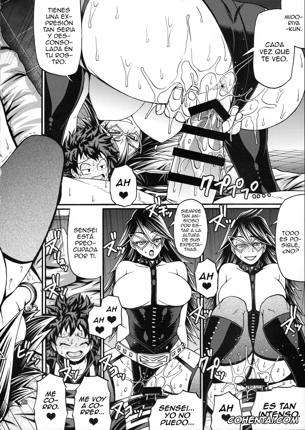 My Hero Academia | Boku No Hero Academia porno, Denki Kaminari porno, Izuku Midoriya porno, Momo Yaoyorozu porno, Mount Lady porno, Nemuri Kayama porno, Tenya Iida porno, Tooru Hagakure porno, M+M (Boku no Hero Academia), pagina 17