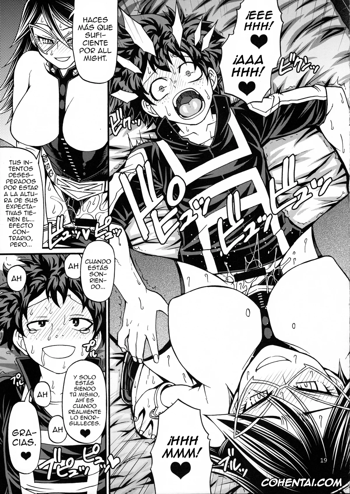 My Hero Academia | Boku No Hero Academia hentai, Denki Kaminari hentai, Izuku Midoriya hentai, Momo Yaoyorozu hentai, Mount Lady hentai, Nemuri Kayama hentai, Tenya Iida hentai, Tooru Hagakure hentai, M+M (Boku no Hero Academia), pagina 18
