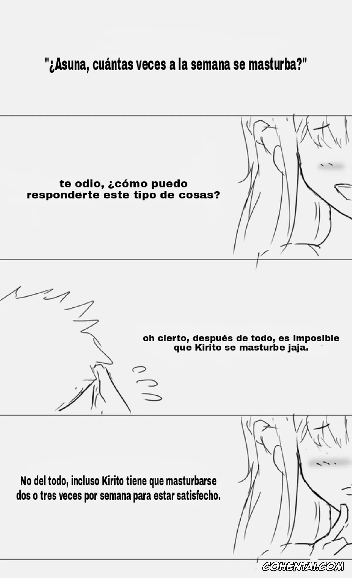 Sword Art Online hentai, Asuna Yuuki hentai, Ryoutarou Tsuboi | Klein hentai, Asuna atrapada en el mundo del juego (Sword Art Online), pagina 6