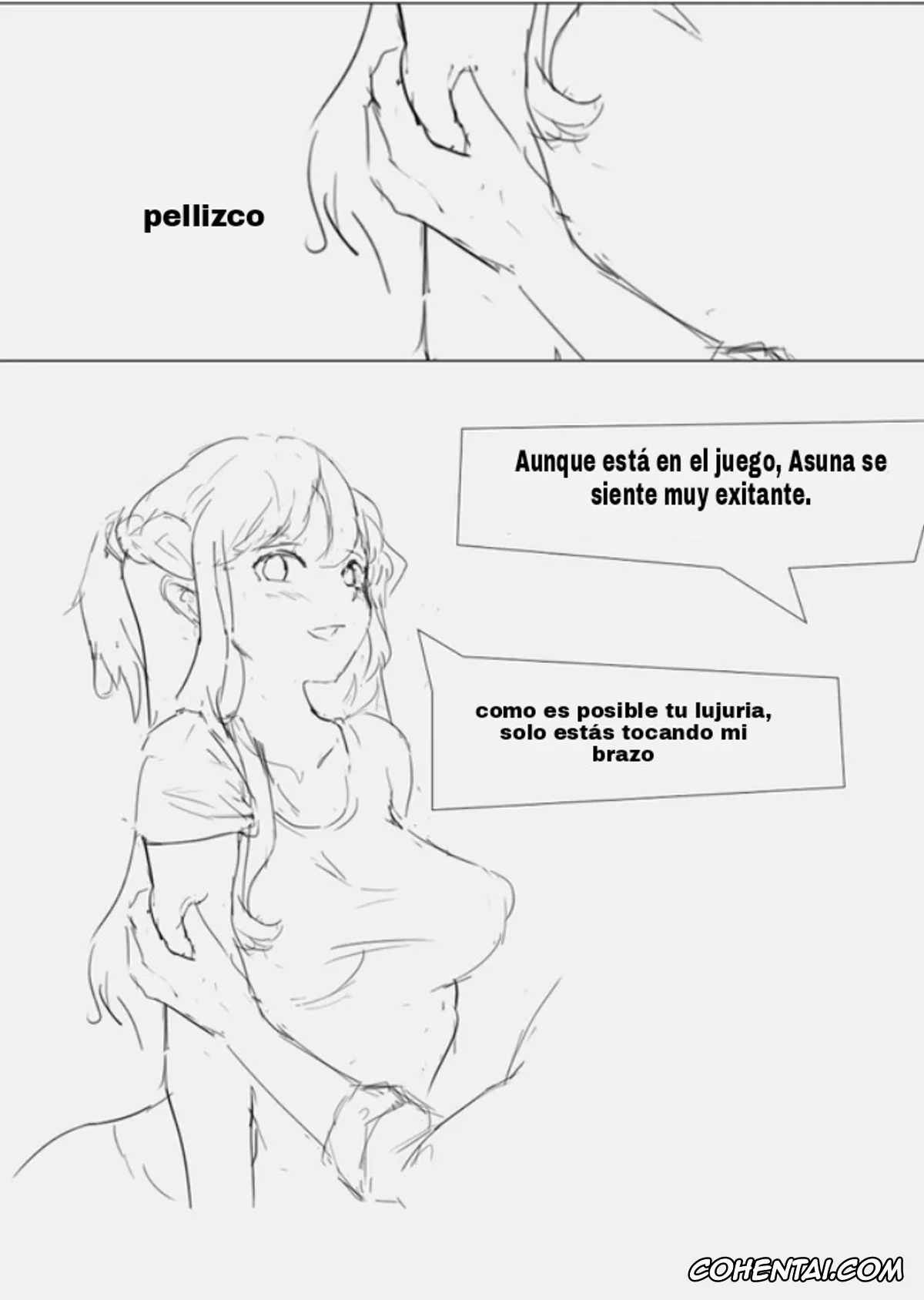 Sword Art Online porno, Asuna Yuuki porno, Ryoutarou Tsuboi | Klein porno, Asuna atrapada en el mundo del juego (Sword Art Online), pagina 8