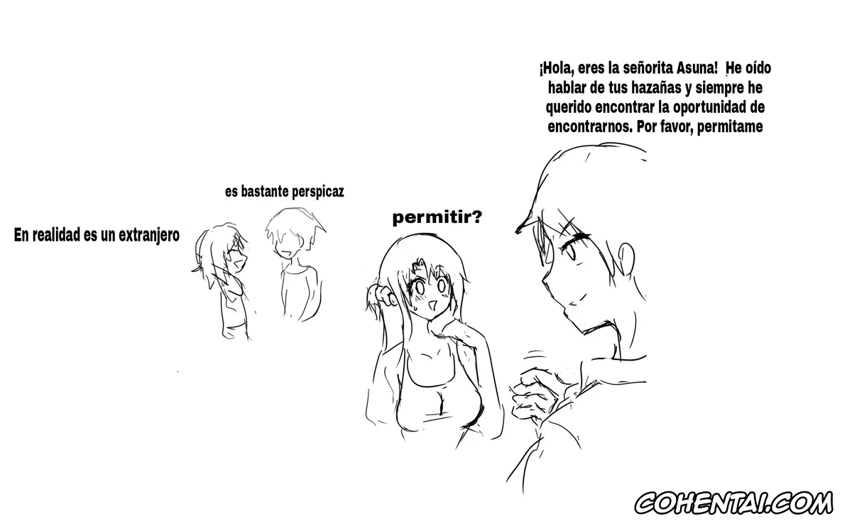 Sword Art Online hentai, Asuna Yuuki hentai, Kazuto Kirigaya | Kirito hentai, Rika Shinozaki | Lisbeth hentai, Otro Kirito (Sword Art Online), pagina 3