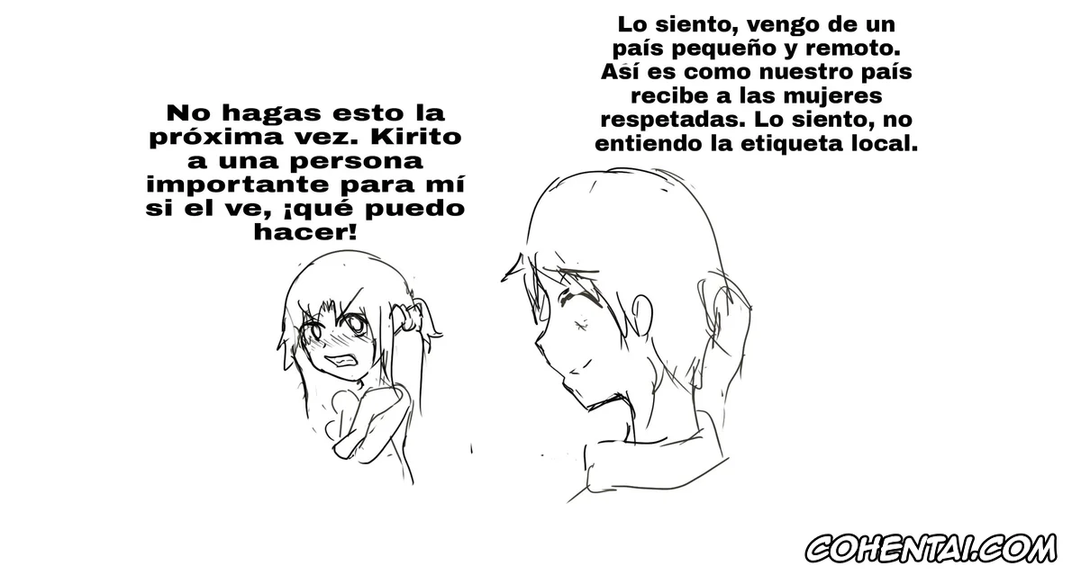 Sword Art Online porno, Asuna Yuuki porno, Kazuto Kirigaya | Kirito porno, Rika Shinozaki | Lisbeth porno, Otro Kirito (Sword Art Online), pagina 5