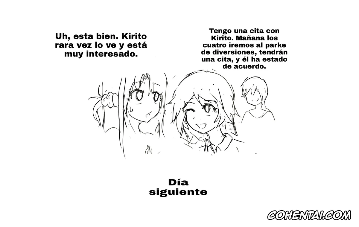 Sword Art Online hentai, Asuna Yuuki hentai, Kazuto Kirigaya | Kirito hentai, Rika Shinozaki | Lisbeth hentai, Otro Kirito (Sword Art Online), pagina 6