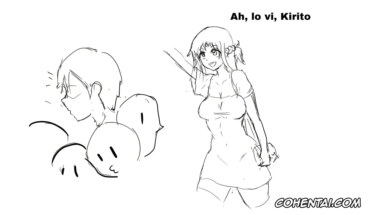 Sword Art Online xxx, Asuna Yuuki xxx, Kazuto Kirigaya | Kirito xxx, Rika Shinozaki | Lisbeth xxx, Otro Kirito (Sword Art Online), pagina 7