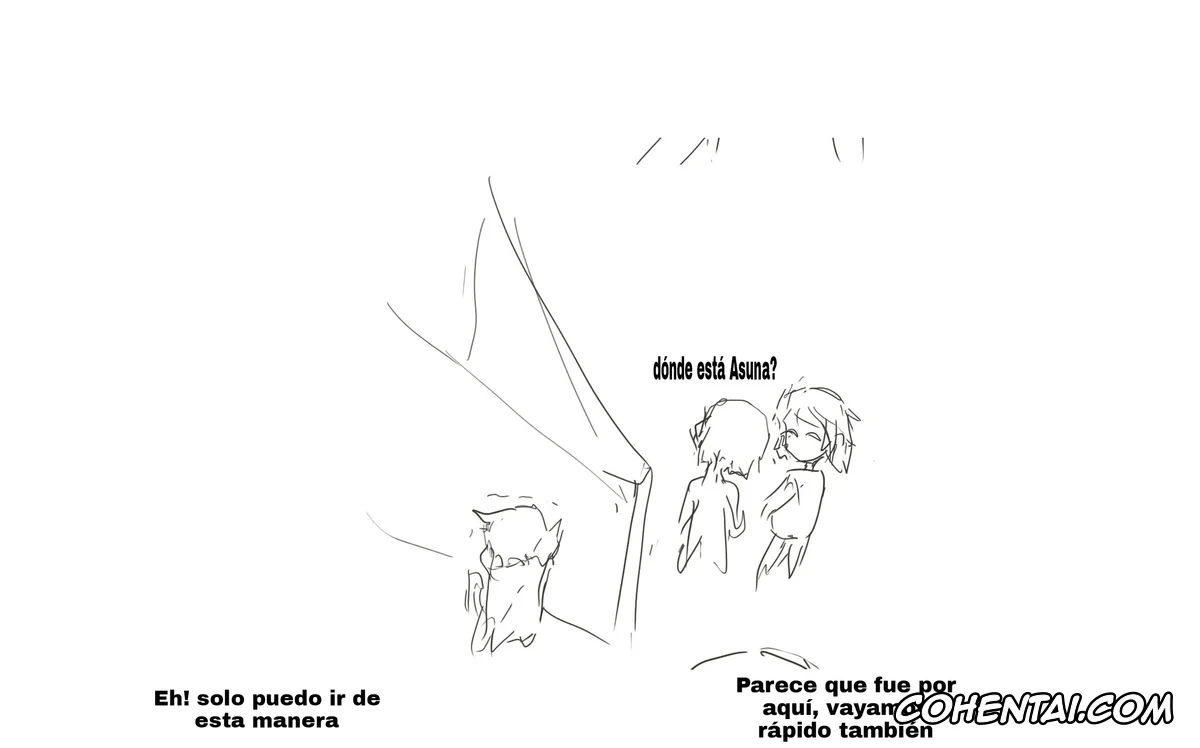 Sword Art Online hentai, Asuna Yuuki hentai, Kazuto Kirigaya | Kirito hentai, Rika Shinozaki | Lisbeth hentai, Otro Kirito (Sword Art Online), pagina 21