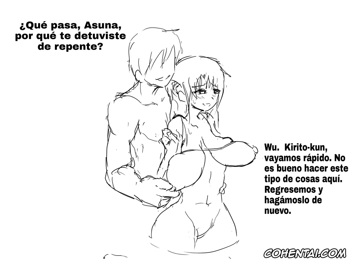 Sword Art Online xxx, Asuna Yuuki xxx, Kazuto Kirigaya | Kirito xxx, Rika Shinozaki | Lisbeth xxx, Otro Kirito (Sword Art Online), pagina 34