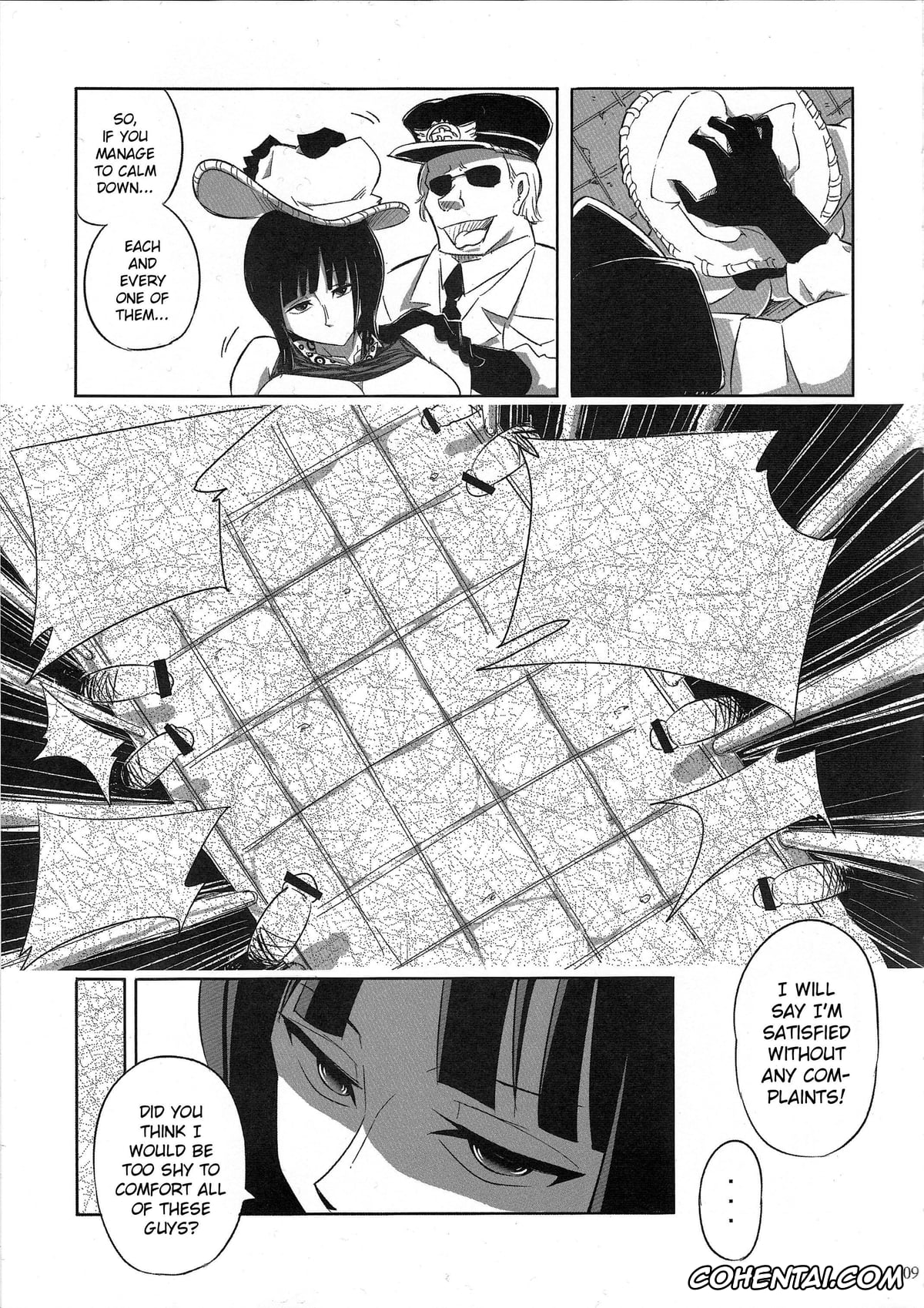 One Piece porno, Nico Robin porno, Pleasure ~Hansuru Koto~ (One Piece), pagina 8