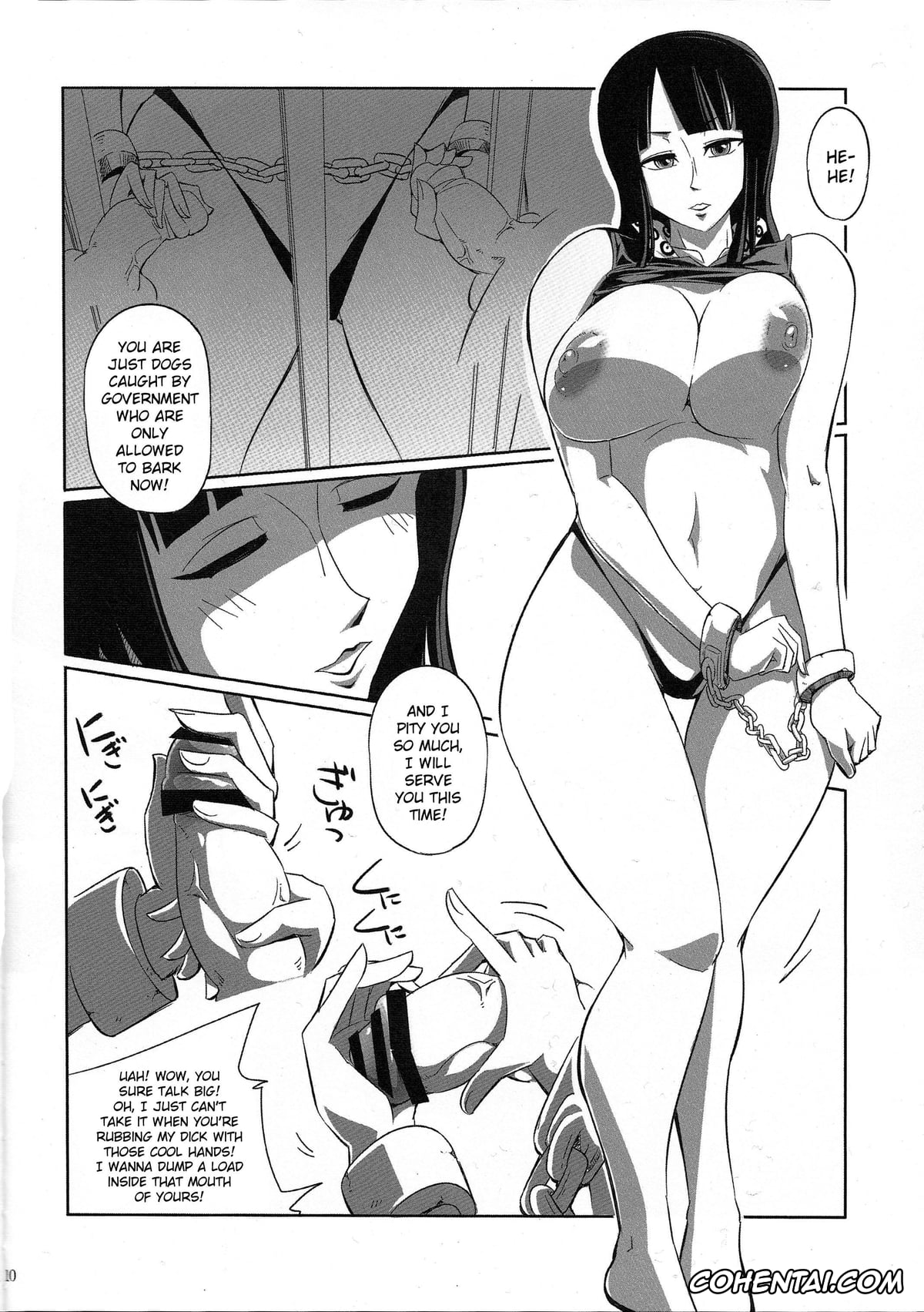 One Piece hentai, Nico Robin hentai, Pleasure ~Hansuru Koto~ (One Piece), pagina 9
