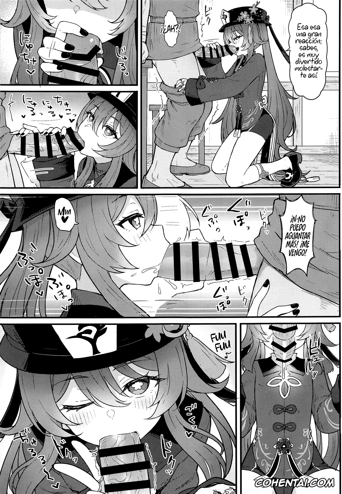 Genshin Impact hentai, Hu Tao hentai, Hu Tao-chan ni Ikasete morau Hon (Genshin Impact), pagina 6