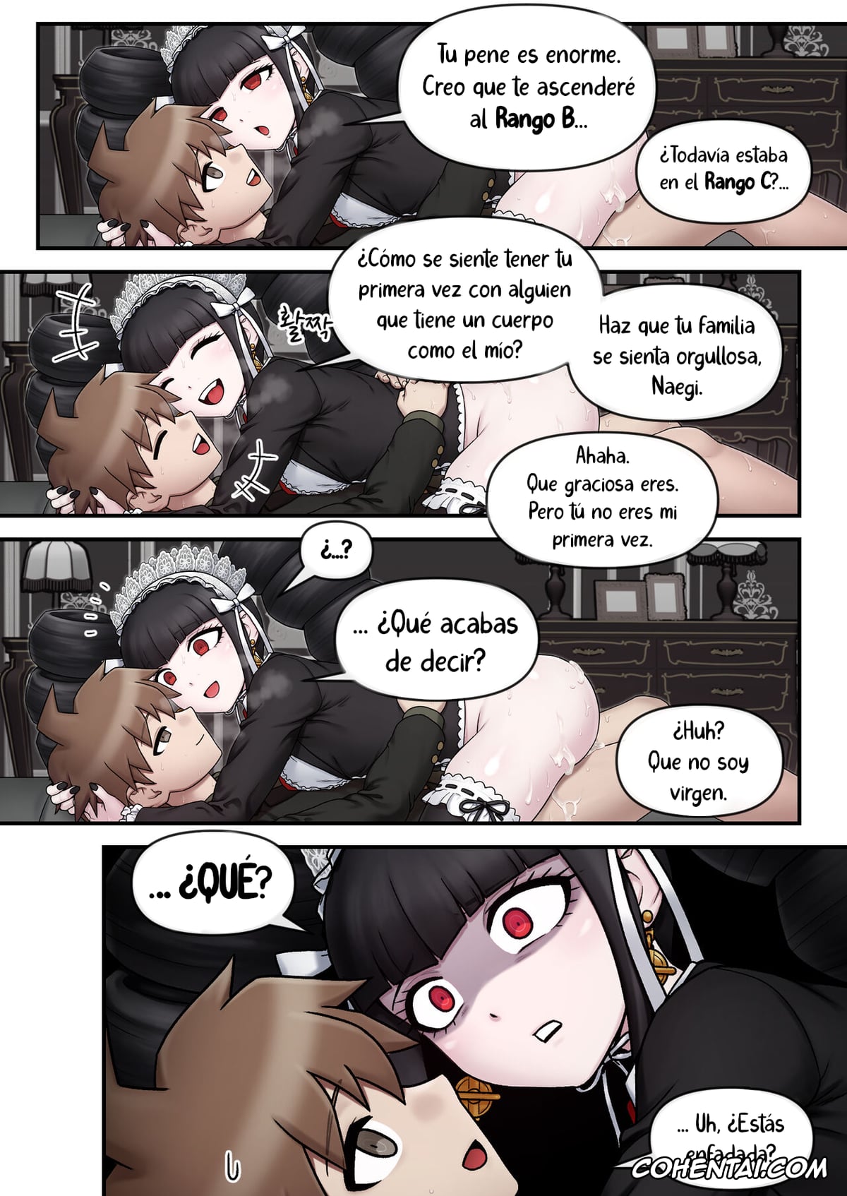 Danganronpa hentai, Celestia Ludenberg hentai, Makoto Naegi hentai, Celestia Ludenberg (Danganronpa), pagina 3