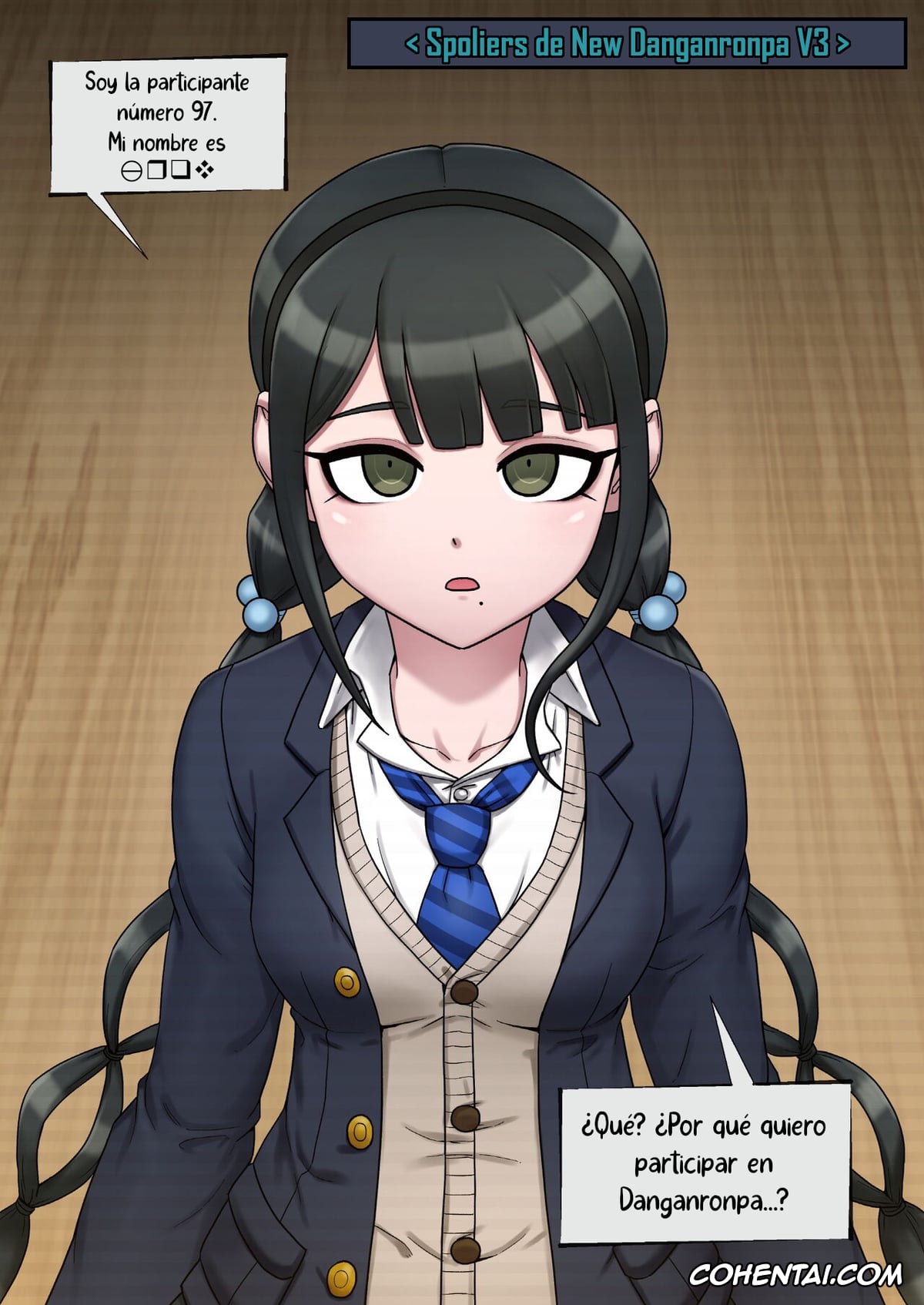 Danganronpa xxx, Tenko Chabashira xxx, Tenko Chabashira (Danganronpa), pagina 1