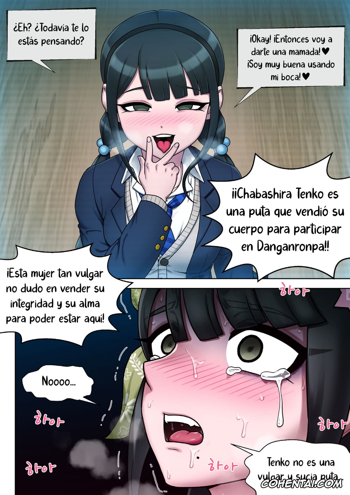 Danganronpa hentai, Tenko Chabashira hentai, Tenko Chabashira (Danganronpa), pagina 6