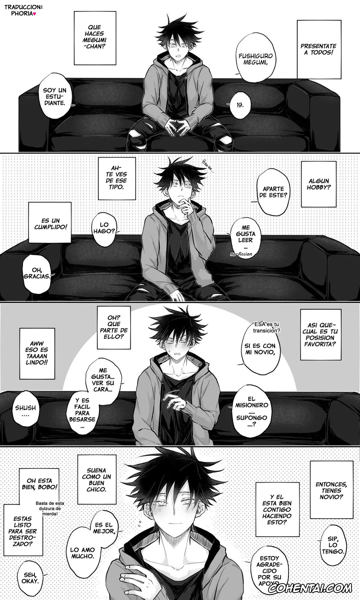 Jujutsu Kaisen xxx, Megumi Fushiguro xxx, Whoregumi Gangbang (Jujutsu Kaisen), pagina 1