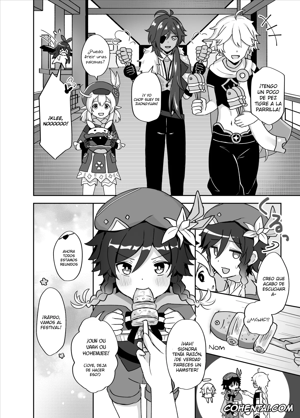 Genshin Impact hentai, Aether hentai, Venti hentai, Tomoru Umi ni Kaze wa Fuku (Genshin Impact), pagina 3