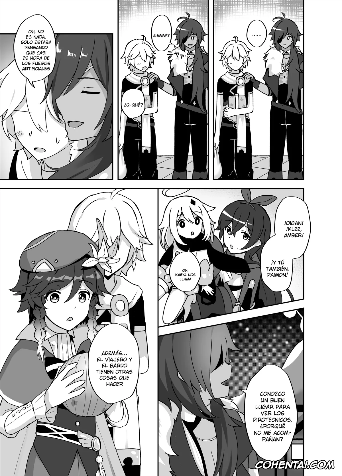 Genshin Impact hentai, Aether hentai, Venti hentai, Tomoru Umi ni Kaze wa Fuku (Genshin Impact), pagina 6
