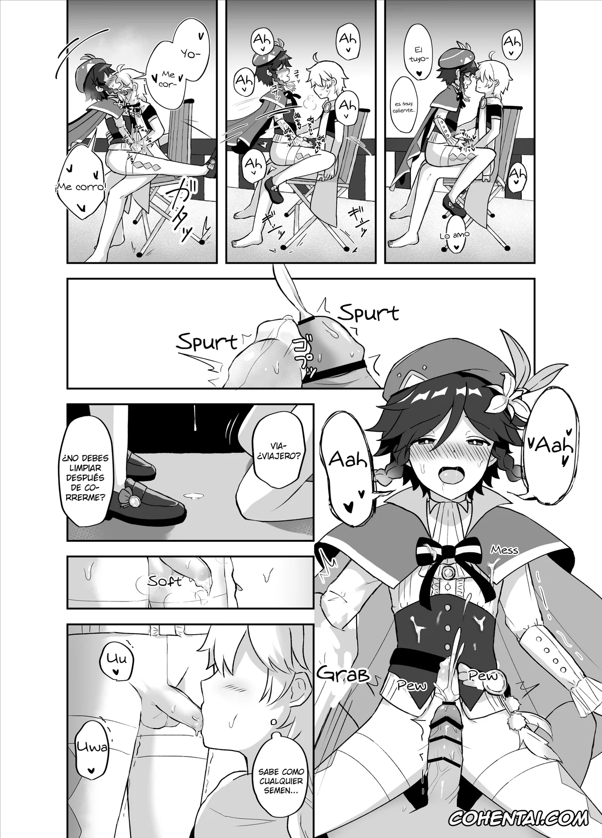 Genshin Impact xxx, Aether xxx, Venti xxx, Tomoru Umi ni Kaze wa Fuku (Genshin Impact), pagina 13