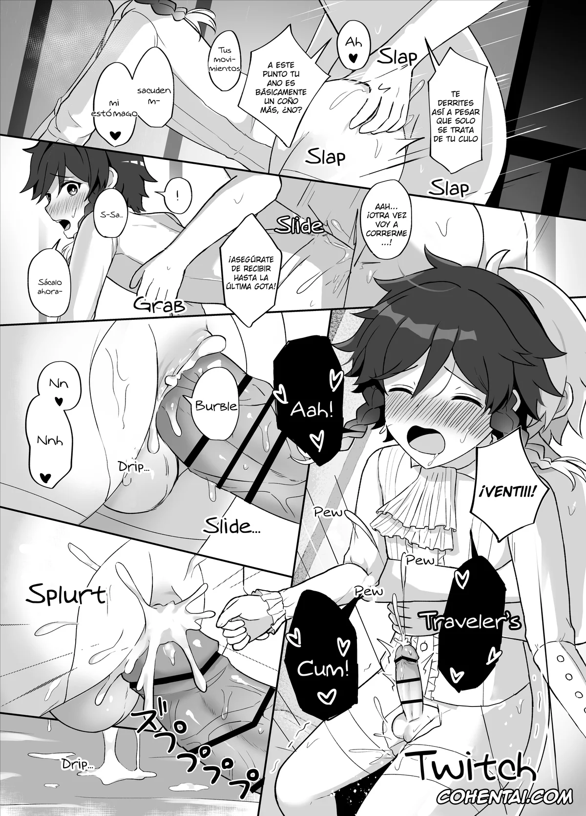 Genshin Impact hentai, Aether hentai, Venti hentai, Tomoru Umi ni Kaze wa Fuku (Genshin Impact), pagina 18