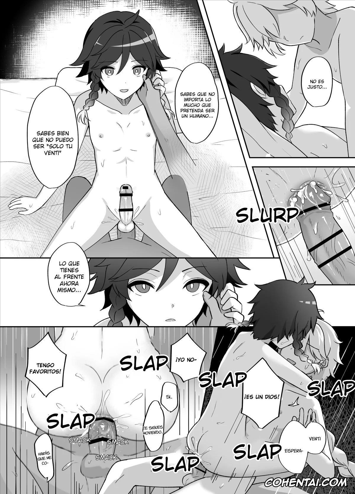 Genshin Impact hentai, Aether hentai, Venti hentai, Tomoru Umi ni Kaze wa Fuku (Genshin Impact), pagina 27