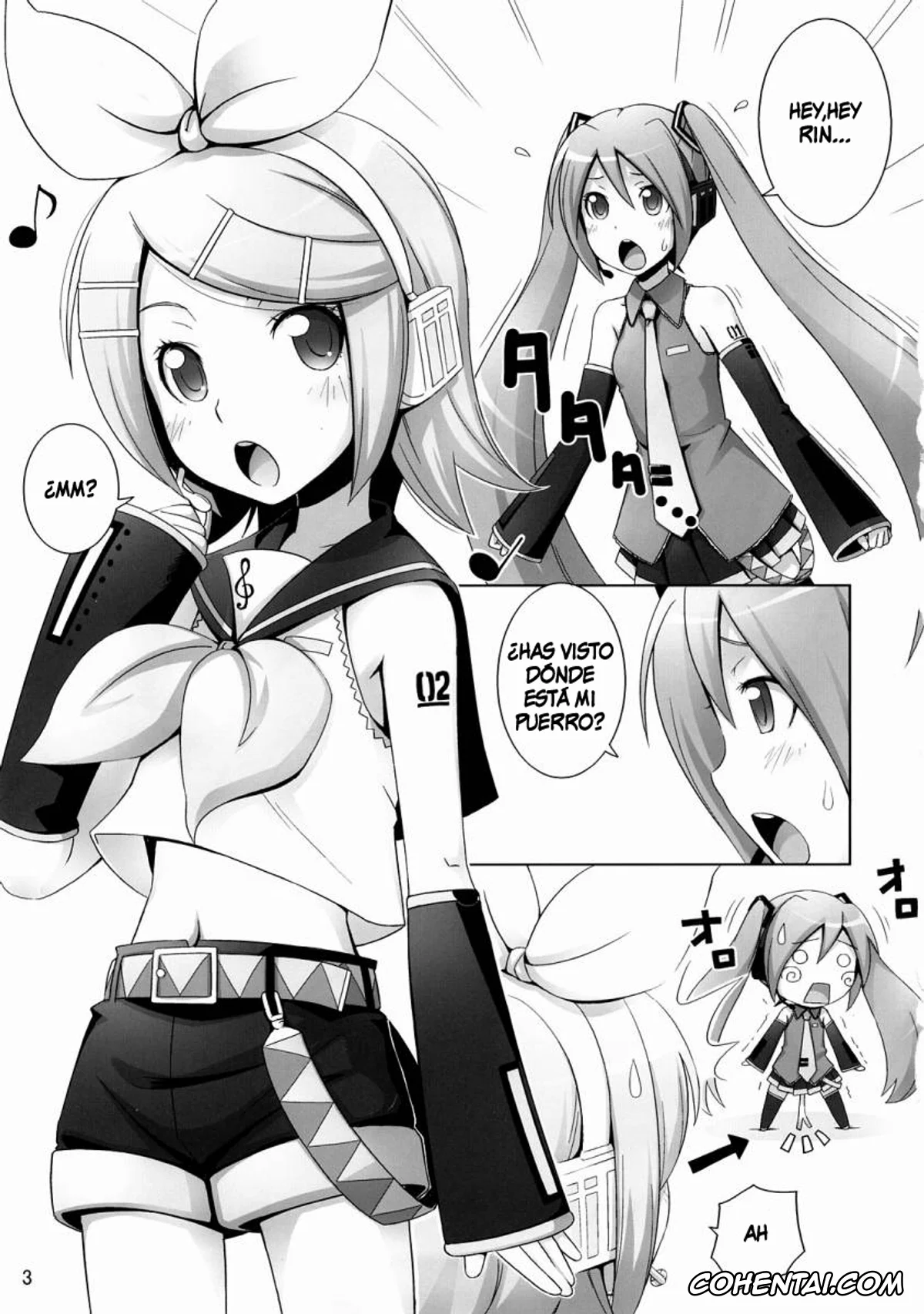 VOCALOID porno, Miku Hatsune porno, Rin Kagamine porno, Mixture (Vocaloid), pagina 2