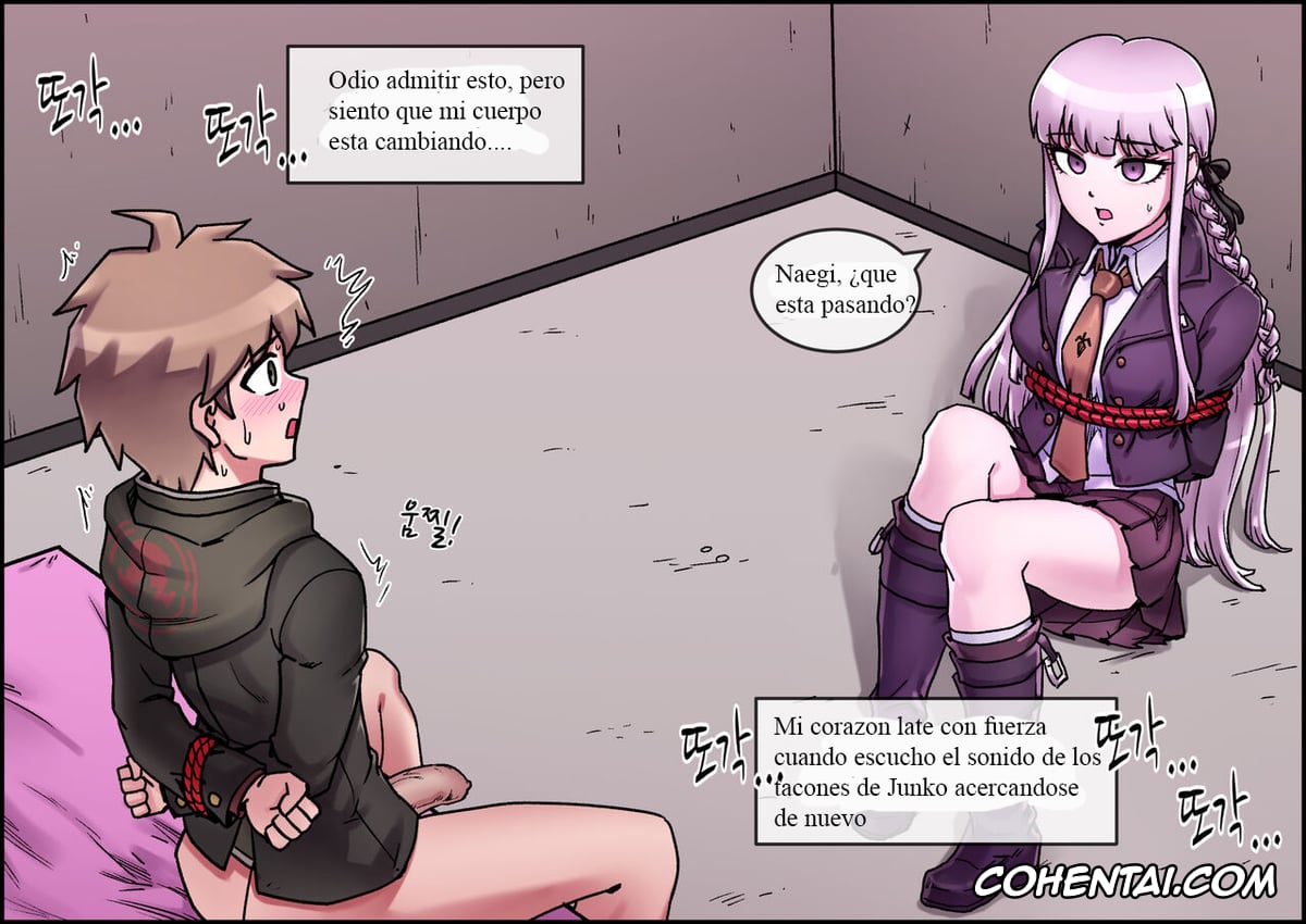 Danganronpa porno, Junko Enoshima porno, Kyouko Kirigiri porno, Makoto Naegi porno, Enoshima Junko Reverse Rape (Danganronpa), pagina 8