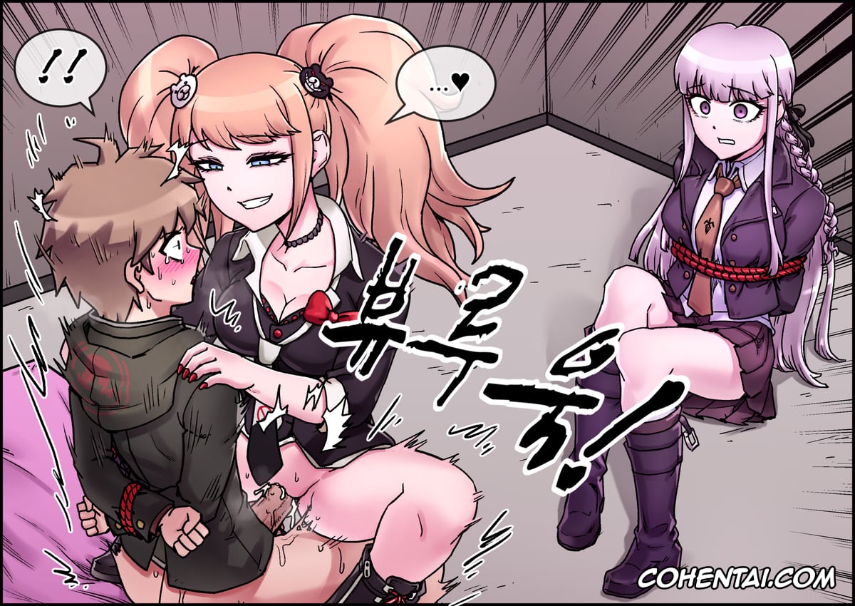 Danganronpa porno, Junko Enoshima porno, Kyouko Kirigiri porno, Makoto Naegi porno, Enoshima Junko Reverse Rape (Danganronpa), pagina 14