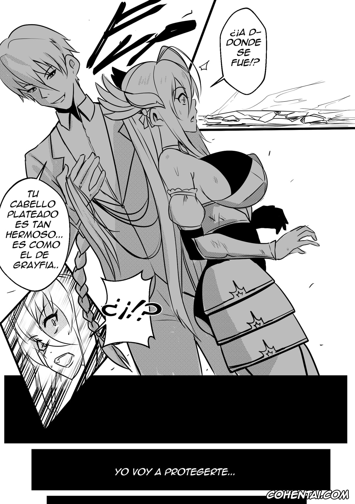 Highschool DxD hentai, Rossweisse hentai, B-Trayal 31 Rossweisse (Highschool DxD), pagina 3