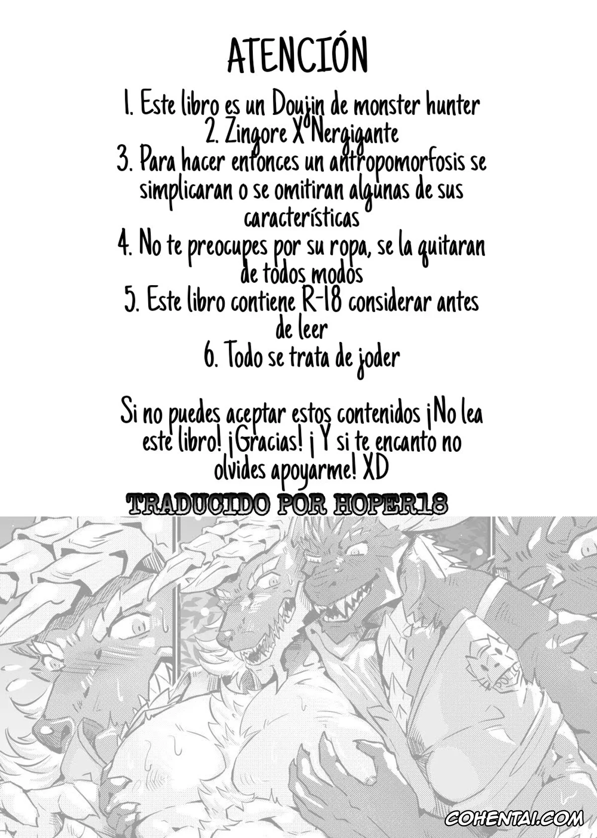Monster Hunter porno, Nergigante porno, Zinogre porno, The Secret Matters of the Guiding Land (Monster Hunter), pagina 2