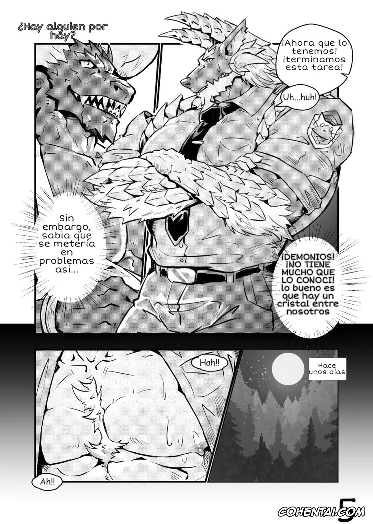 Monster Hunter hentai, Nergigante hentai, Zinogre hentai, The Secret Matters of the Guiding Land (Monster Hunter), pagina 6