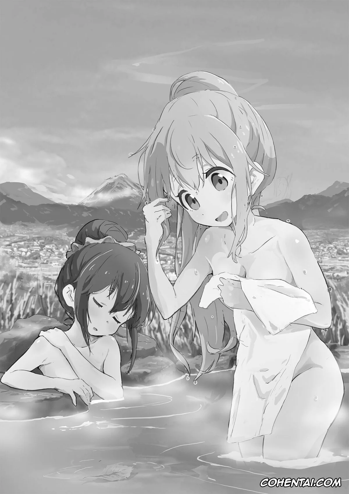 Yuru Camp | Laid-Back Camp porno, Nadeshiko Kagamihara porno, Rin Shima porno, Nade Rin ga Onsen de (Yuru Camp), pagina 2