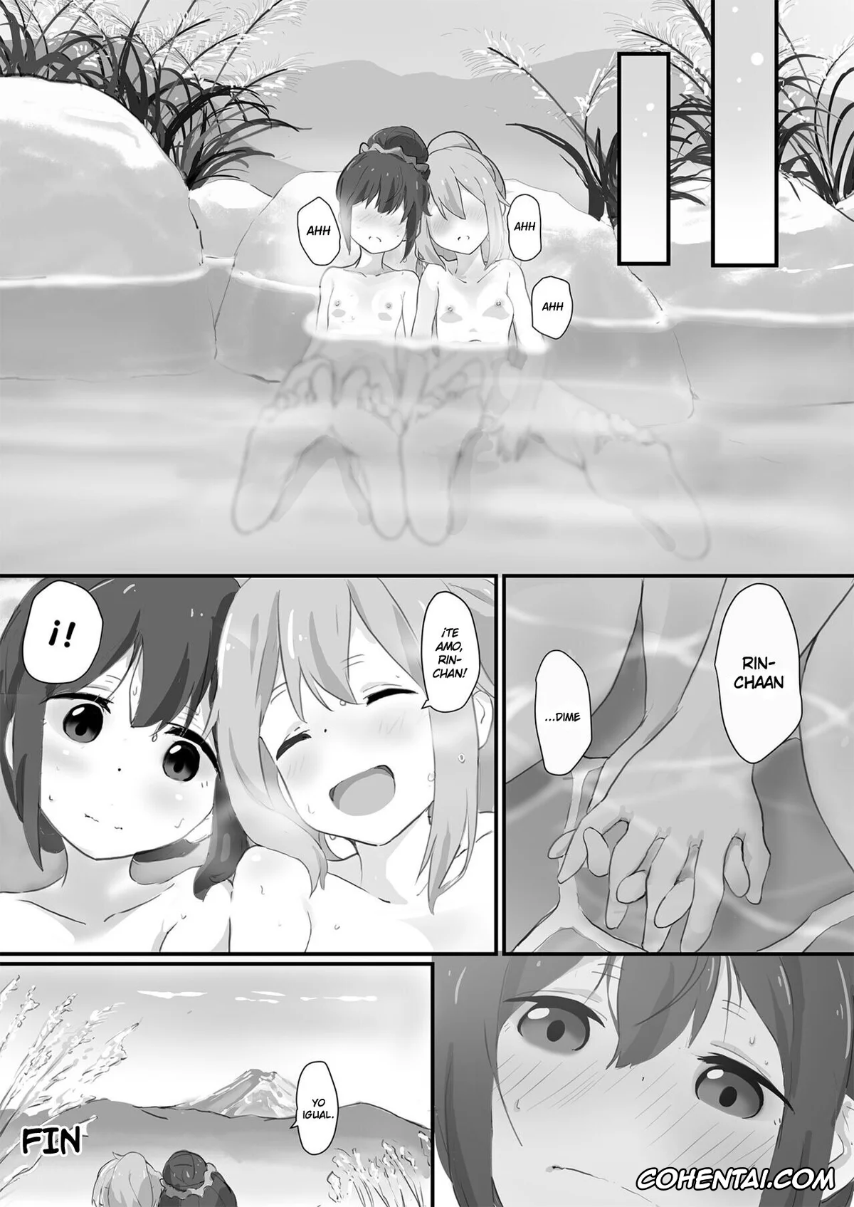 Yuru Camp | Laid-Back Camp porno, Nadeshiko Kagamihara porno, Rin Shima porno, Nade Rin ga Onsen de (Yuru Camp), pagina 20