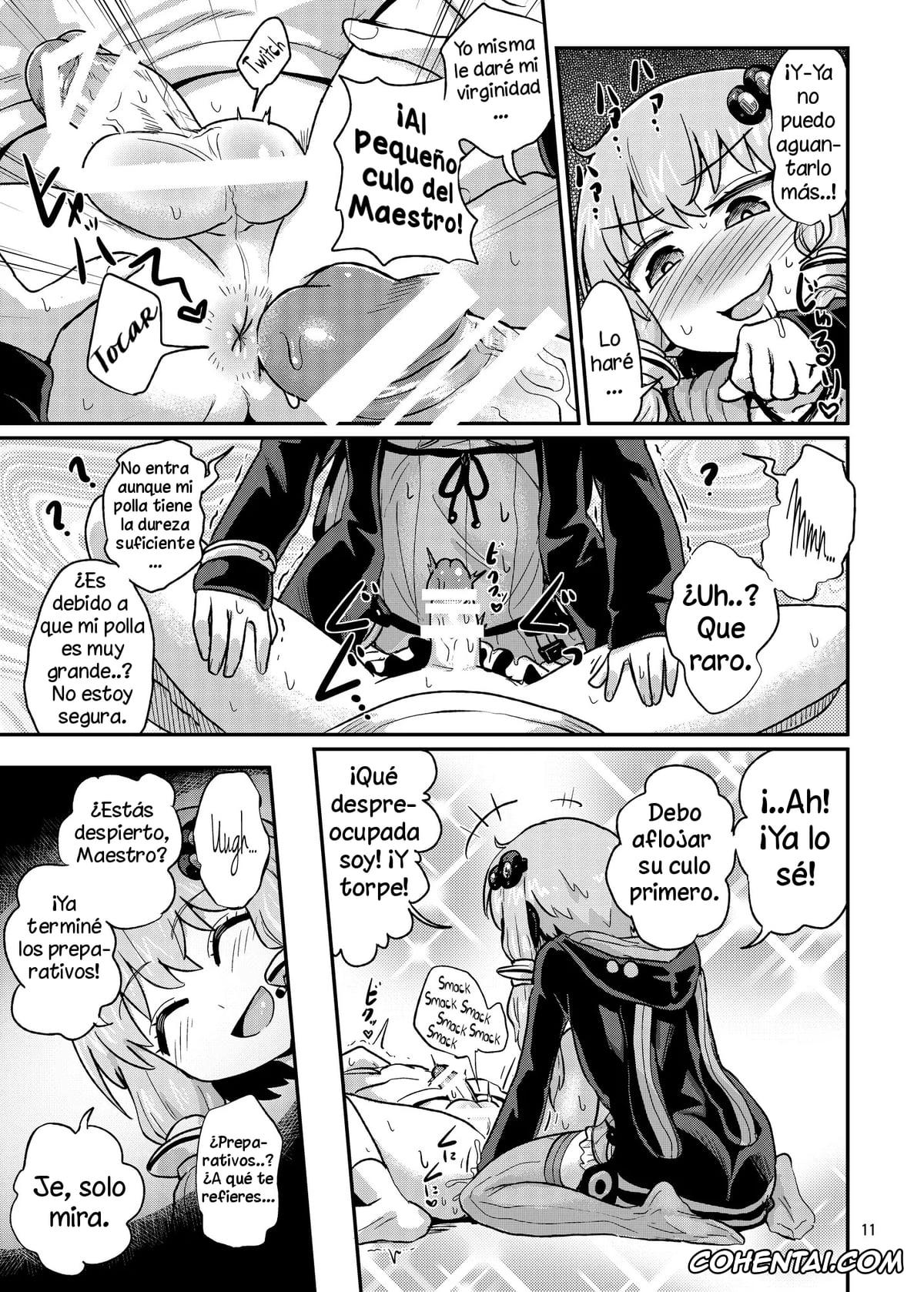 VOCALOID porno, VOICEROID porno, Yukari Yuzuki porno, Futanari Yukari-san ni Gyaku Anal Choukyou Sareru Hon (VOCALOID), pagina 11