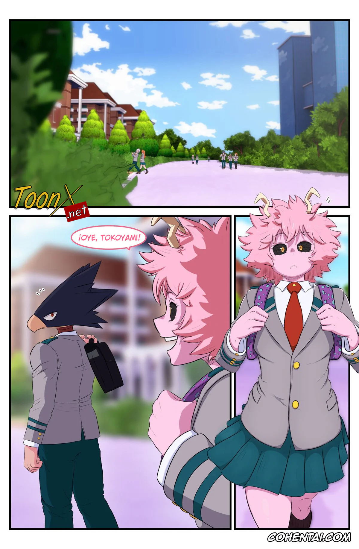 My Hero Academia | Boku No Hero Academia porno, Fumikage Tokoyami porno, Mina Ashido porno, Arigatou (Boku no Hero Academia), pagina 2