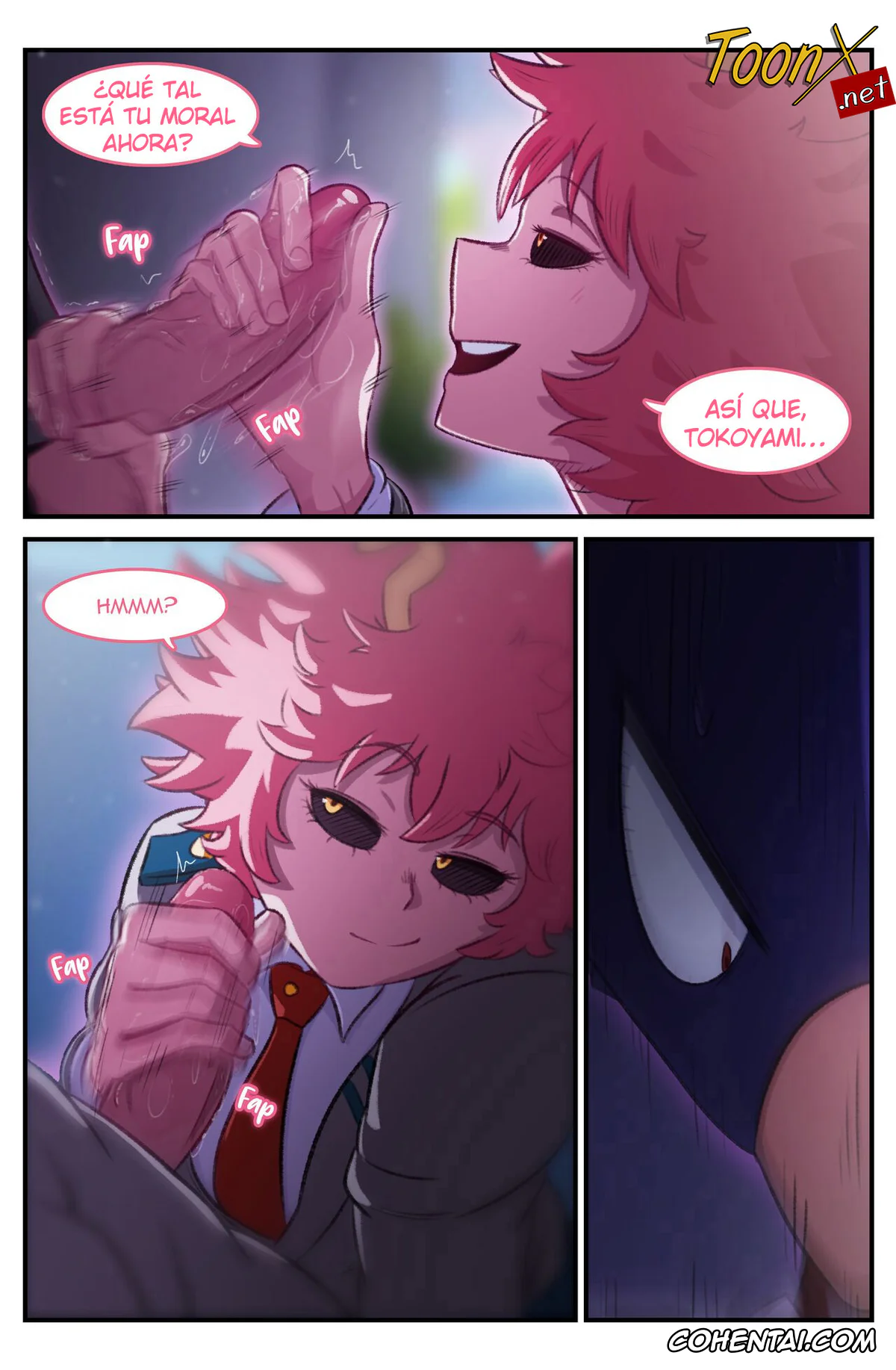 My Hero Academia | Boku No Hero Academia hentai, Fumikage Tokoyami hentai, Mina Ashido hentai, Arigatou (Boku no Hero Academia), pagina 12