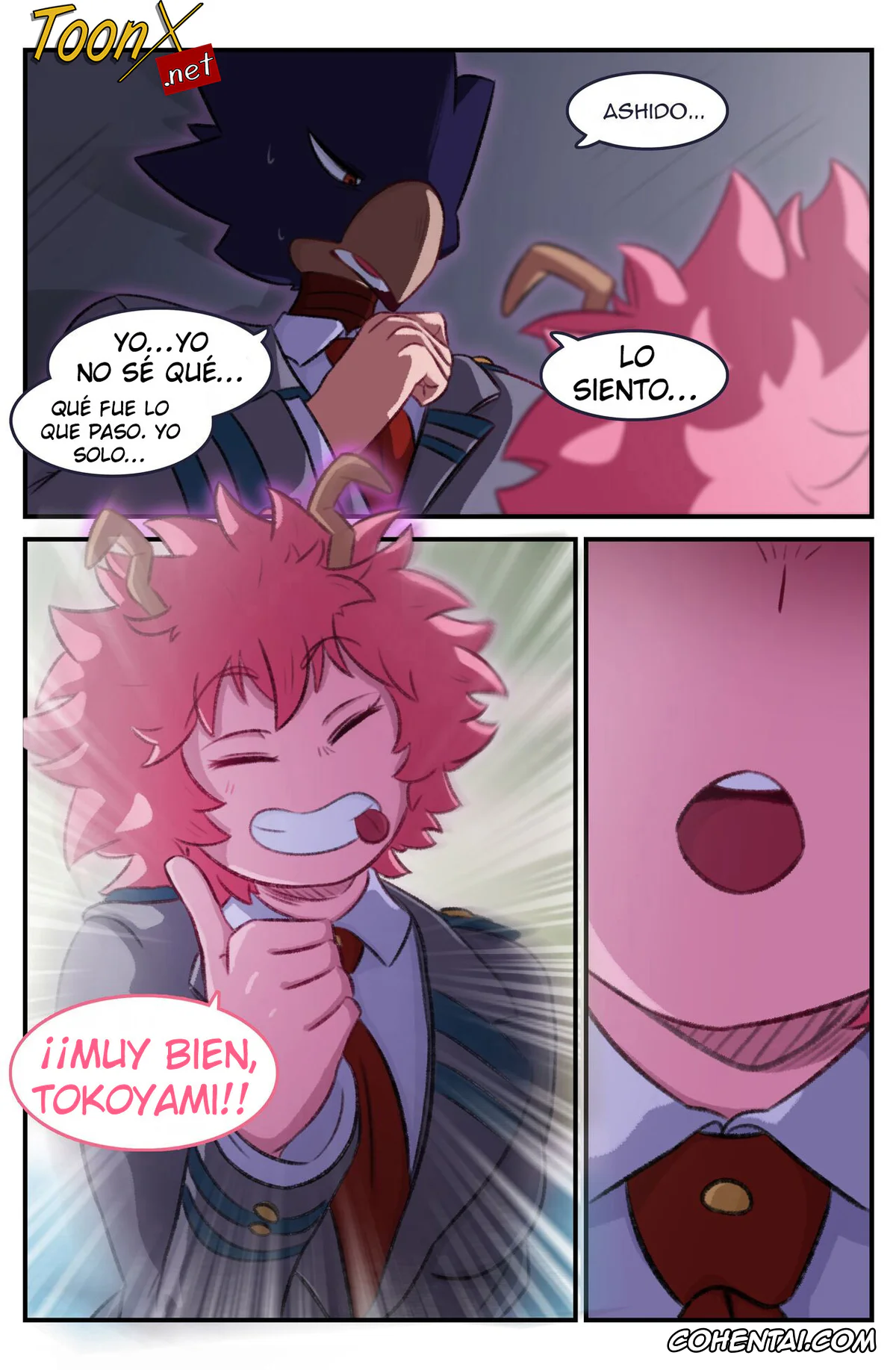 My Hero Academia | Boku No Hero Academia xxx, Fumikage Tokoyami xxx, Mina Ashido xxx, Arigatou (Boku no Hero Academia), pagina 19