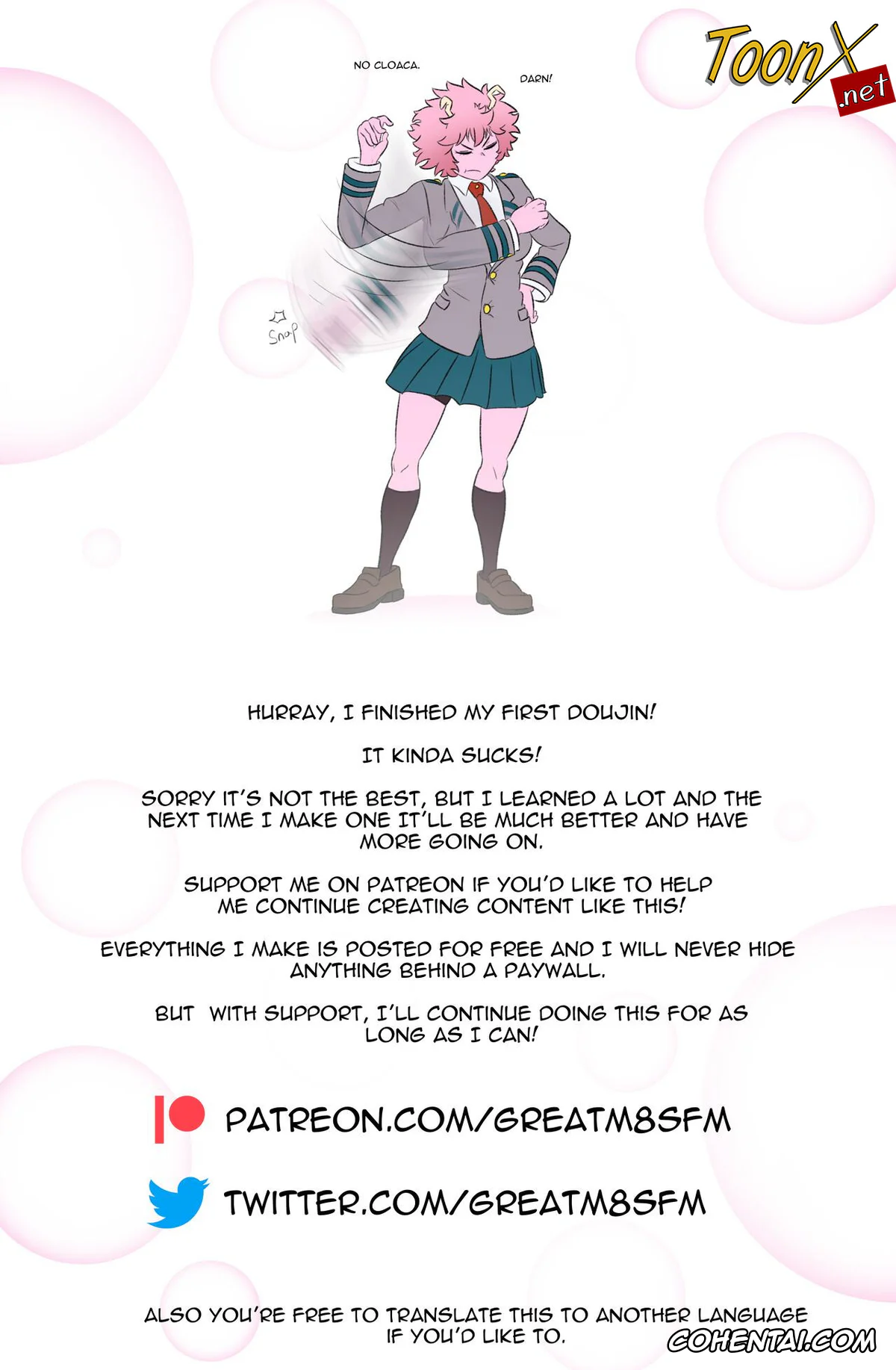 My Hero Academia | Boku No Hero Academia xxx, Fumikage Tokoyami xxx, Mina Ashido xxx, Arigatou (Boku no Hero Academia), pagina 22