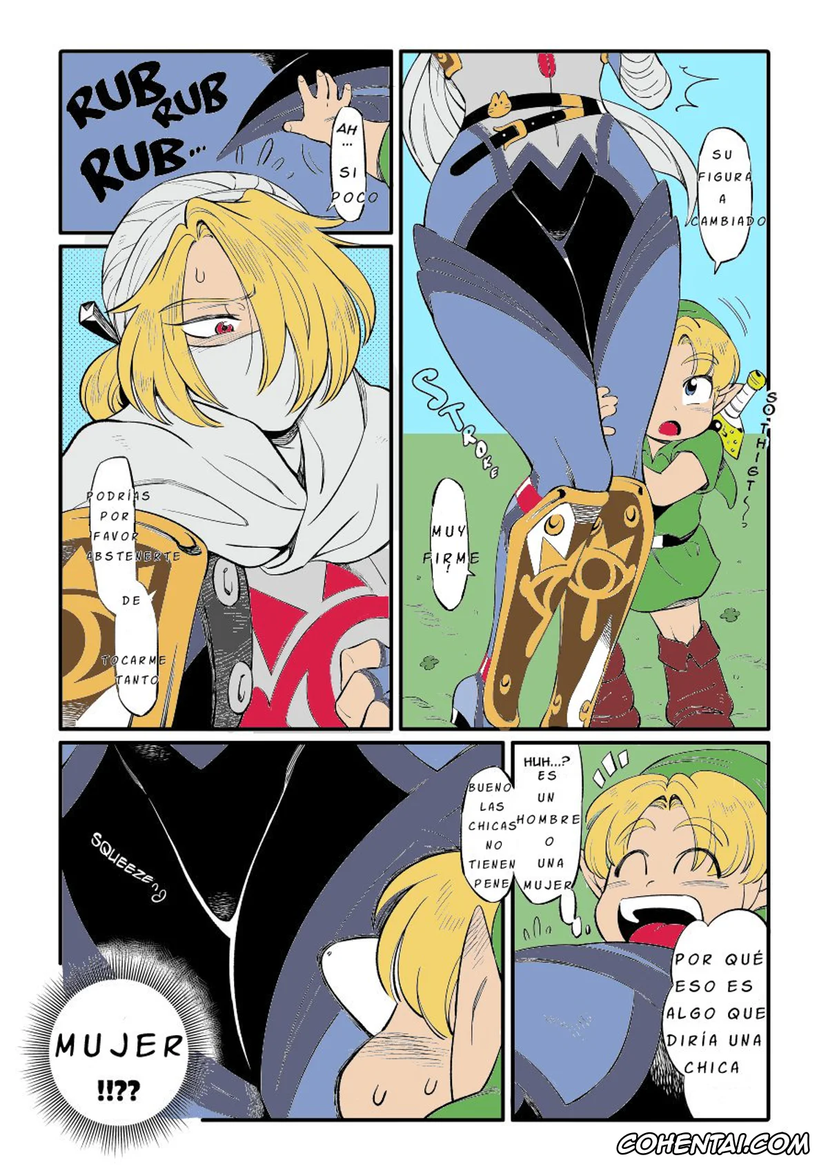 The Legend Of Zelda hentai, Link hentai, Sheik hentai, Técnica Kunoichi del sueño delicioso (The Legend of Zelda), pagina 3