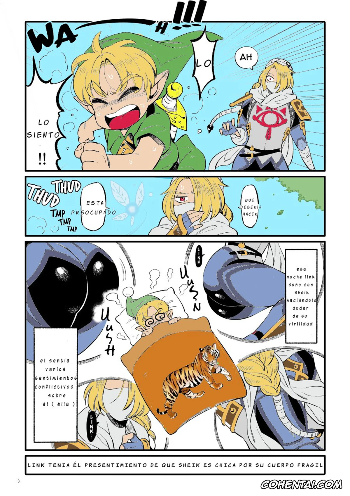 The Legend Of Zelda xxx, Link xxx, Sheik xxx, Técnica Kunoichi del sueño delicioso (The Legend of Zelda), pagina 4