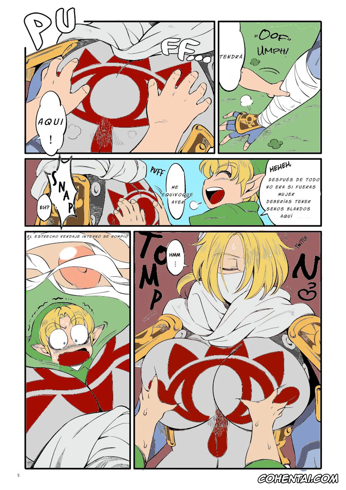 The Legend Of Zelda hentai, Link hentai, Sheik hentai, Técnica Kunoichi del sueño delicioso (The Legend of Zelda), pagina 6