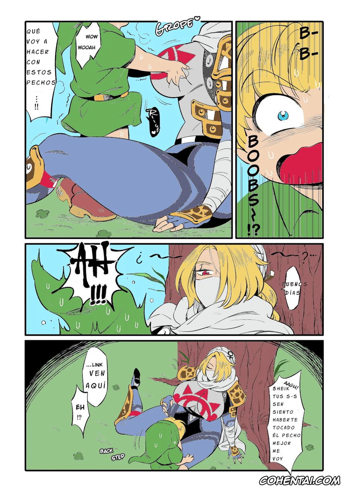 The Legend Of Zelda xxx, Link xxx, Sheik xxx, Técnica Kunoichi del sueño delicioso (The Legend of Zelda), pagina 7