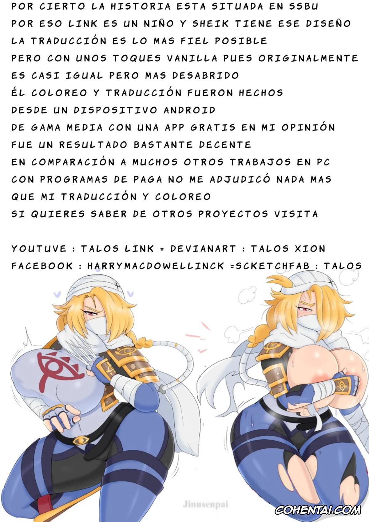 The Legend Of Zelda porno, Link porno, Sheik porno, Técnica Kunoichi del sueño delicioso (The Legend of Zelda), pagina 17