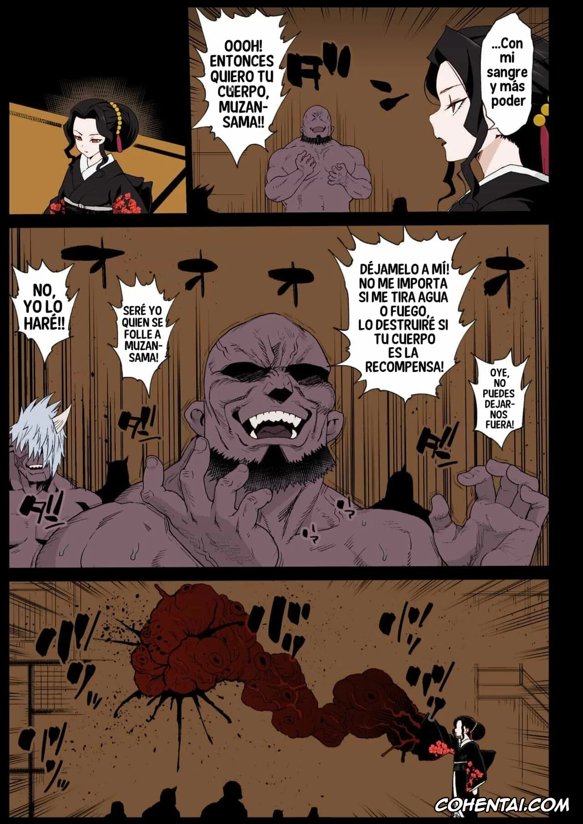 Kimetsu No Yaiba | Demon Slayer porno, Mother Spider Demon porno, Mukago porno, Muzan Kibutsuji porno, Susamaru porno, Mesu Ochi Onna Muzan-sama – RAPE OF DEMON SLAYER 4 (Kimetsu no Yaiba), pagina 5