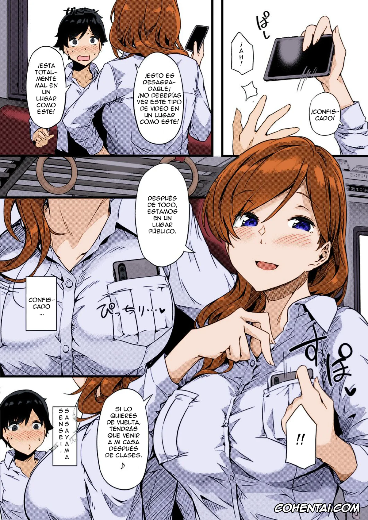 Revistas porno, COMIC ExE porno, Ura-account Sensei (COMIC ExE 24), pagina 2