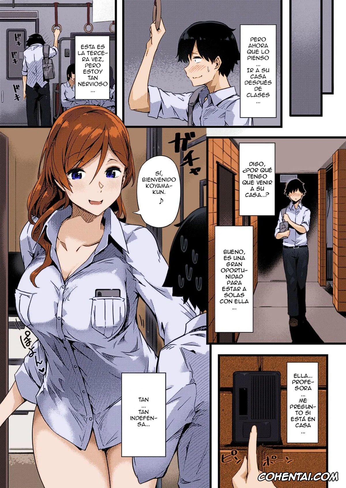 Revistas porno, COMIC ExE porno, Ura-account Sensei (COMIC ExE 24), pagina 5