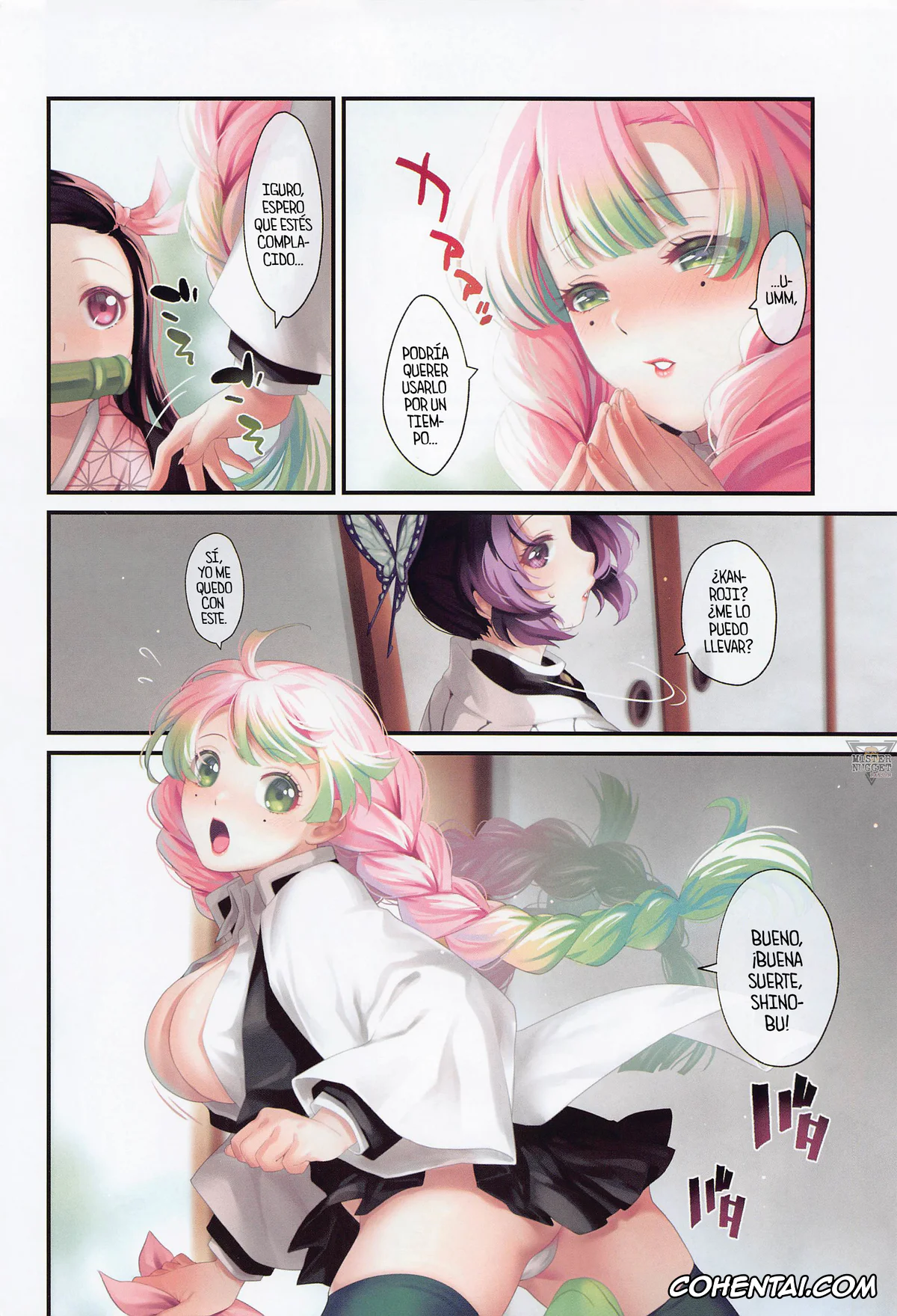 Kimetsu No Yaiba | Demon Slayer hentai, Giyuu Tomioka hentai, Shinobu Kochou hentai, Hana Sasou (Kimetsu no Yaiba), pagina 3