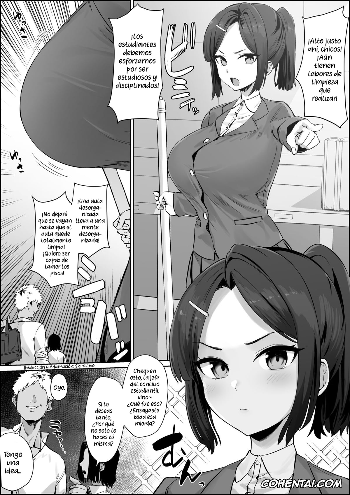 Original xxx, Soku ochi iinchou, pagina 1