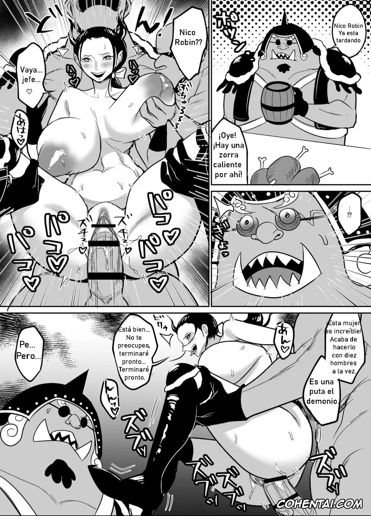 One Piece porno, Nico Robin porno, Onigashima Sennyuu Hen (One Piece), pagina 8