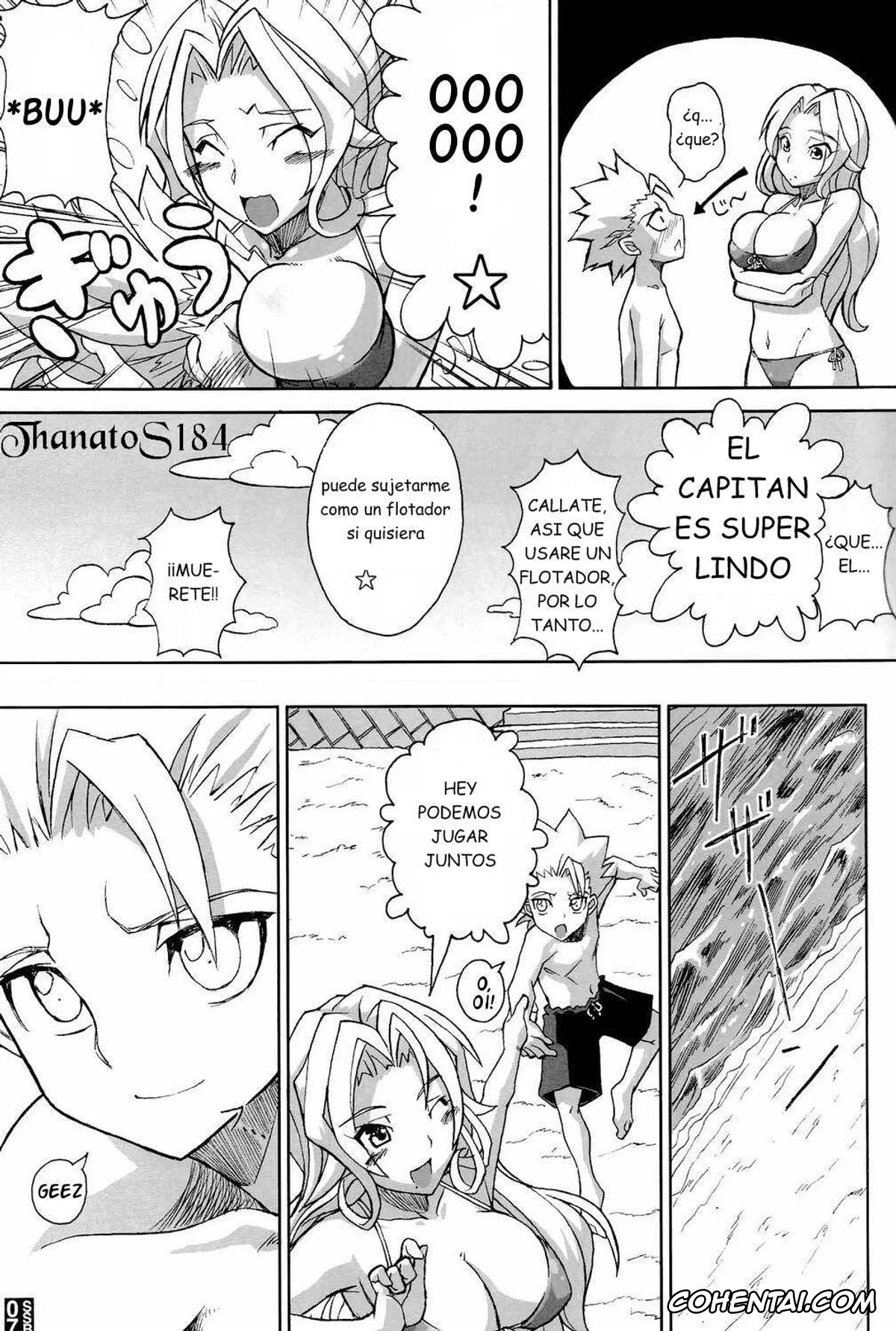 Bleach porno, Rangiku Matsumoto porno, Toushirou Hitsugaya porno, Sexy Summer Beach (Bleach), pagina 5