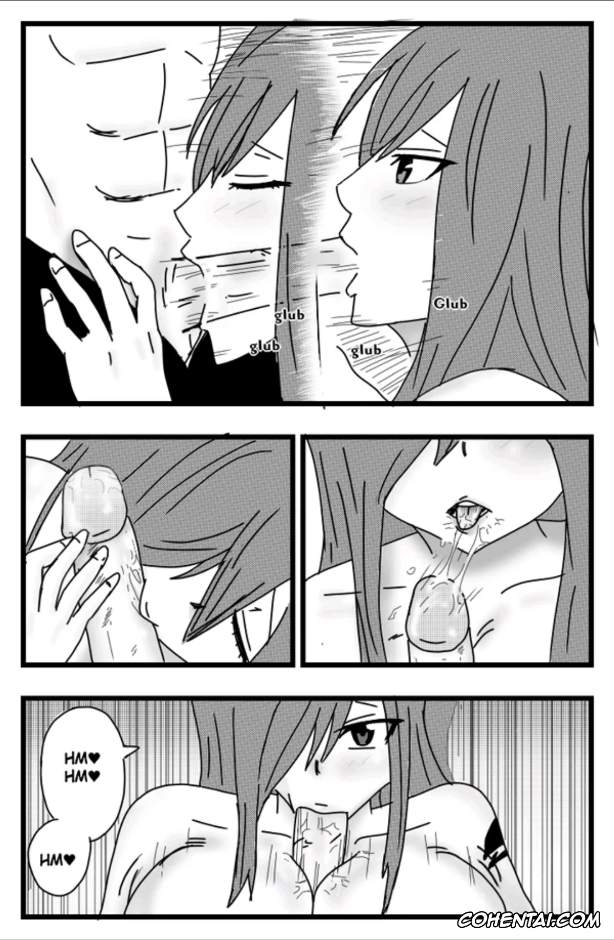 Fairy Tail porno, Erza Scarlet porno, Natsu Dragneel porno, La ayuda de Erza (Fairy Tail), pagina 11